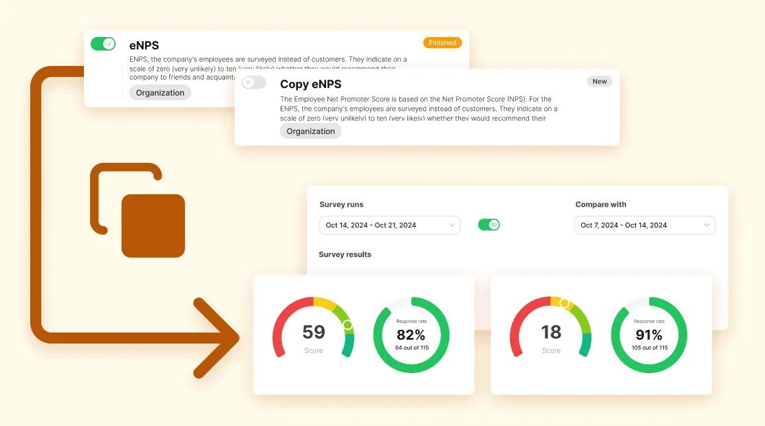 Clone & Compare Survey Sessions to Oversee Trends!